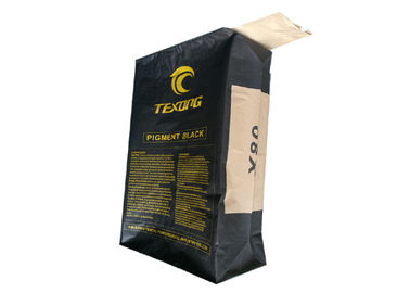 Túi giấy nhiều lớp bằng giấy kraft cho bao bì Chất liệu hóa học 20kg 25kg 50kg