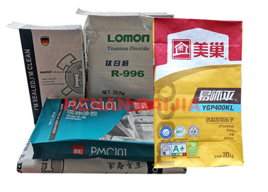 Túi giấy công nghiệp đáy vuông Ổn định tốt 25kg 30kg 50kg Vòng bi chịu tải mạnh