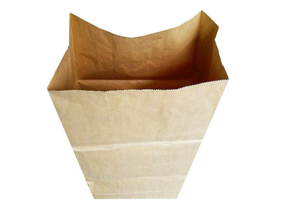 Mở miệng Bãi cỏ giấy 300x400x900mm và từ chối túi giấy Kraft cắt cỏ đa vách