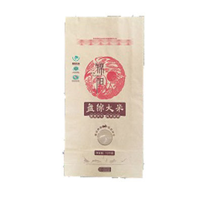 Túi giấy đa tường Kraft tùy chỉnh Thành phần thực phẩm được sử dụng
