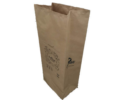 Túi rác bãi giấy nâu 2 lớp 25kg có thể phân hủy sinh học
