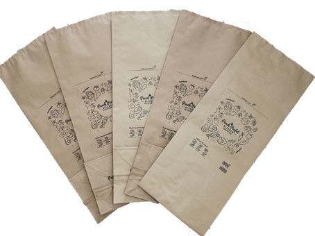 50kg 60gsm Chống ẩm có van dán Túi giấy cắt cỏ đa vách