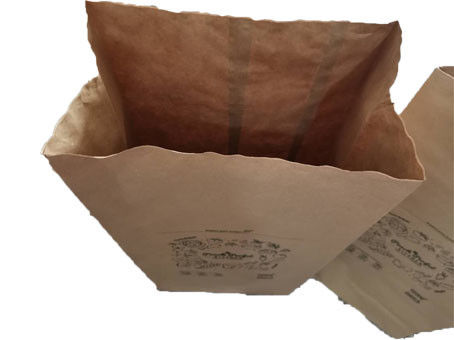 50kg 60gsm Chống ẩm có van dán Túi giấy cắt cỏ đa vách