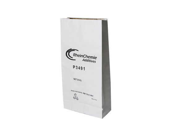 15kg 20kg 25kg Túi giấy Kraft trắng nâu hai lớp để đóng gói