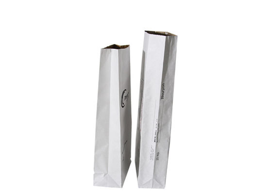 Túi giấy Kraft có thể phân hủy sinh học đáy vuông 70g / m2 để đóng gói tinh bột ngô