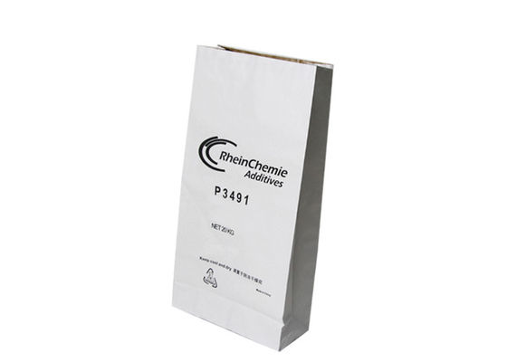 Túi giấy Kraft đáy vuông 120g có thể phân hủy sinh học để đóng gói tinh bột ngô