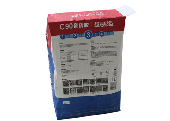 25kg Túi giấy Kraft nhiều vách kích thước lớn để đóng gói vật liệu hóa chất