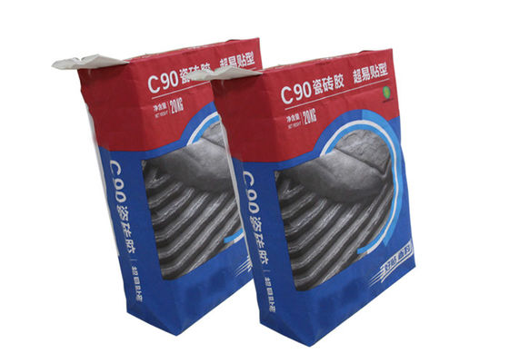 Kích thước lớn Công suất lớn 70g / m2 Túi giấy Kraft nhiều vách ngăn Van bột trét