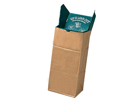 Túi giấy Kraft đa vách 125gsm Túi đựng chất thải bãi hạng nặng có logo tùy chỉnh
