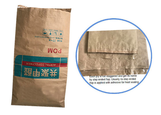 Túi giấy kraft màu nâu hoặc màu vàng tái chế Túi giấy kraft Túi đựng thức ăn cho thú cưng
