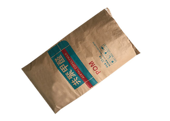 Tốc độ cao làm đầy túi giấy kraft nặng 3 lớp bền với túi PE bên trong