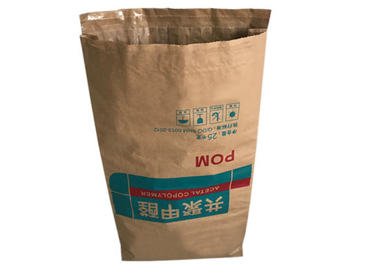 Thân thiện với môi trường Túi giấy kín nhiệt 3 lớp Thức ăn cho ngựa Dán miệng mở