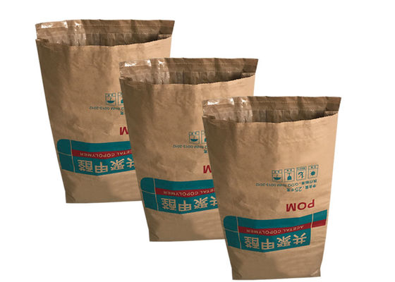 Tinh bột thức ăn chăn nuôi 25kg 50kg Túi giấy kín nhiệt Hình thang Mở miệng