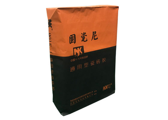 15kg 20kg 25kg Túi giấy Kraft nhiều vách cho tòa nhà bột thạch cao