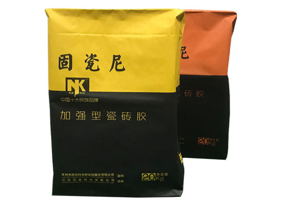 Keo dán gạch Công nghiệp Túi giấy đa tường 15kg 20kg 25kg 1-4ply