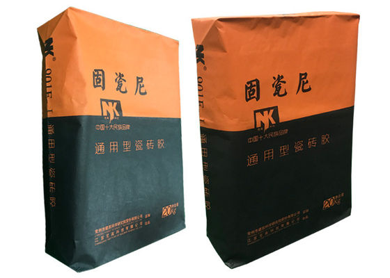 Keo dán gạch Công nghiệp Túi giấy đa tường 15kg 20kg 25kg 1-4ply