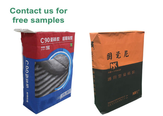 25kg Túi giấy Kraft trắng 3 lớp Bao bì Bao bì