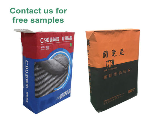20kg 25kg 40kg 50kg Túi giấy Kraft nhiều vách Túi xi măng vữa khô
