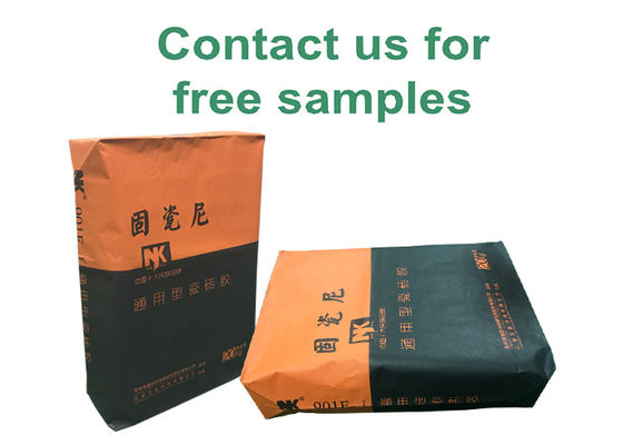 20kg 25kg 40kg 50kg Túi giấy Kraft nhiều vách Túi xi măng vữa khô