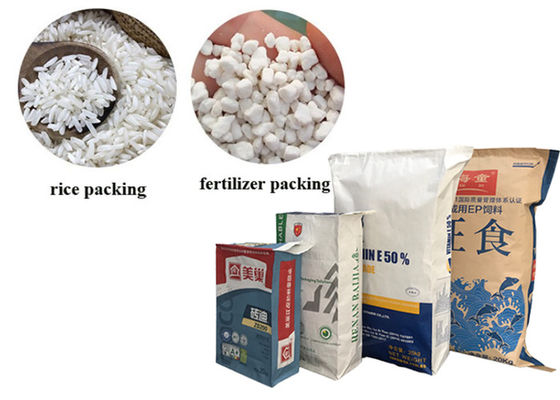 10kg 20kg 25kg 50kg Van sử dụng công nghiệp Túi giấy thủ công cho thực phẩm thức ăn chăn nuôi