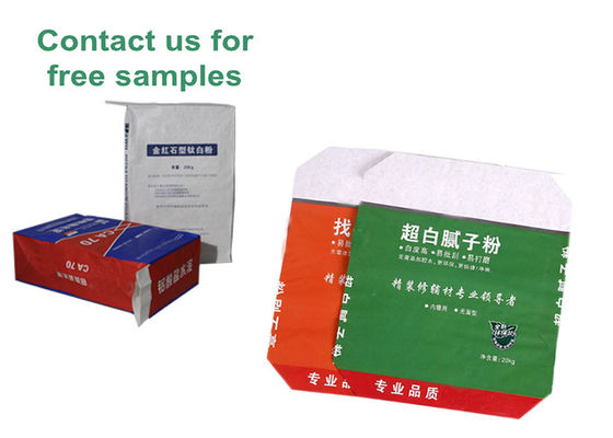 Túi van giấy Kraft phân hủy sinh học Sử dụng công nghiệp cho thạch cao