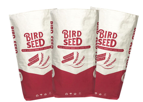 Túi giấy Kraft Brown Multiwall 25kgs 2 lớp / 3 lớp