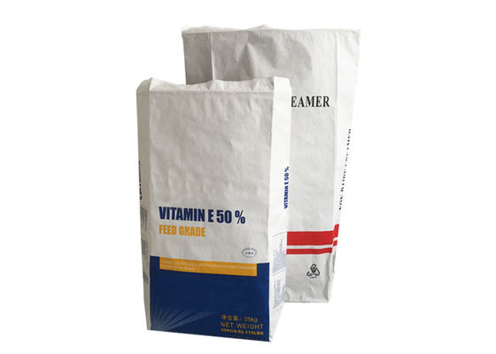 Túi giấy tinh bột khoai tây 15kg Túi giấy tái chế cho bột gạo gia vị