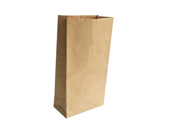 Thân thiện với môi trường Chống ẩm ướt 2 lớp Nhiều màu Túi giấy Kraft 10kg được in cho than đá