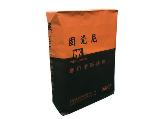 1 - 4 lớp Túi giấy Kraft đa vách ngăn Bao đựng van giấy Kraft