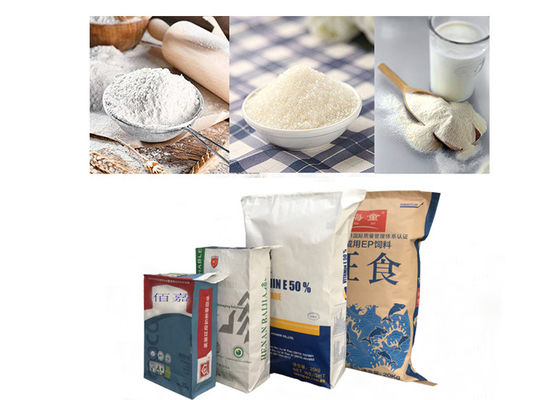 Túi giấy Kraft 25kg 20kg 25kg Túi đóng gói bột giấy Kraft tùy chỉnh