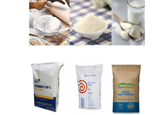 25kg Giấy 3 lớp Túi bột 20kg Túi giấy xi măng công nghiệp Pp Pe Bên trong