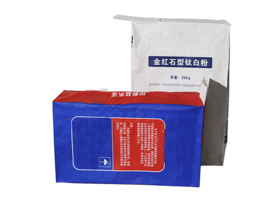 Túi bột bánh mì Cấp thực phẩm Dán giấy Kraft trắng Bao bì Nâu trắng 2 lớp Túi bột giấy
