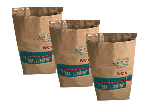 25kg 20kg Túi giấy đa năng 2 lớp hoặc 3 lớp + PE Liner Bao giấy Kraft nâu