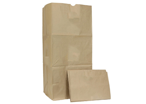 Block Bottom Lawn Leaves Túi giấy Kraft Multiwall 30 Gallon Lawn