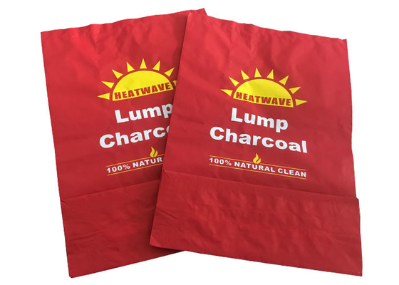 Đáy vuông có đường may hở miệng Túi giấy đa vách Sức chứa Thịt nướng 5kg Túi than