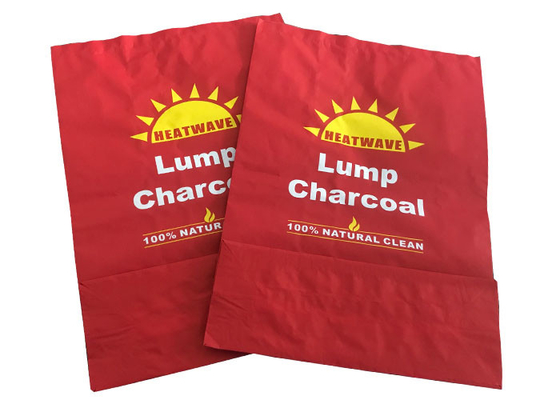 May túi giấy Kraft mở nhiều vách Dung lượng thịt nướng Túi than 5kg