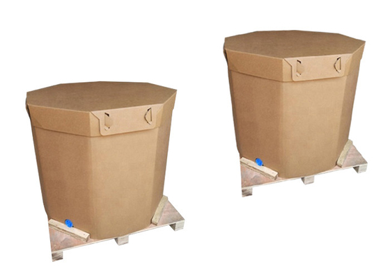 Hộp chứa dầu dừa khối 1000l IBC Giấy gói chất lỏng IBC Tote với túi đường