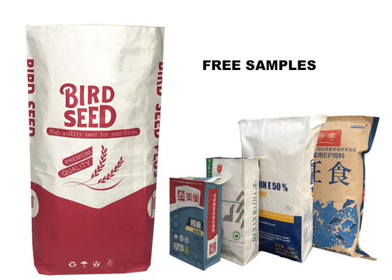 Túi giấy Kraft Logo tùy chỉnh cho bao bì bột mì bánh mì