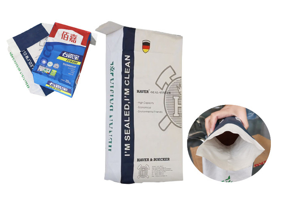 Bao bì túi giấy Kraft 20kg 50kg không thấm nước cho xi măng
