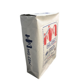 Túi giấy có van đóng gói tùy chỉnh 20kg để dán gạch với logo của riêng bạn